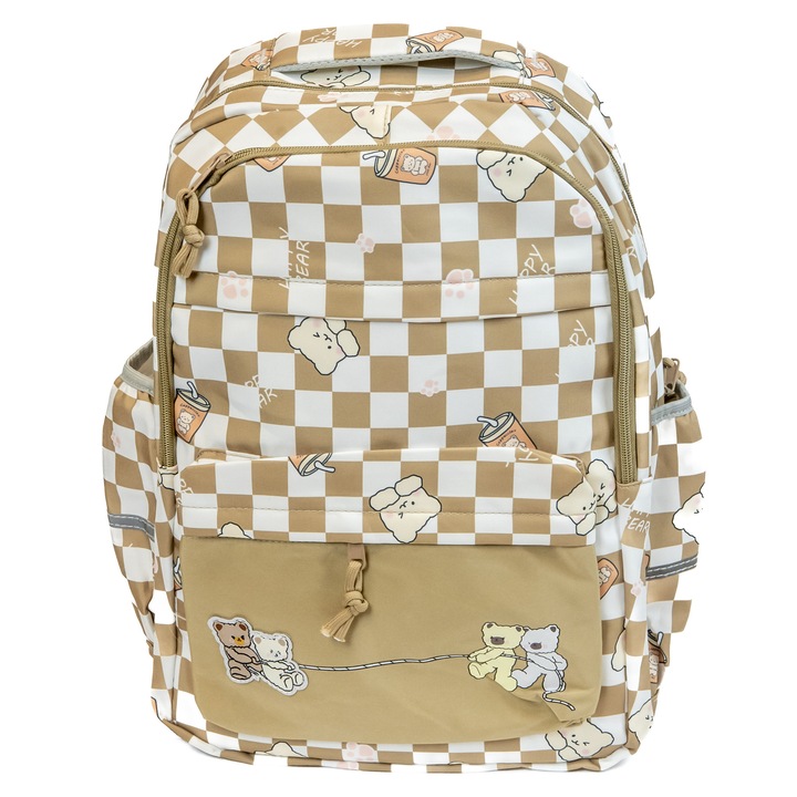 Ученичка Strigo кремава 46x32x24 см