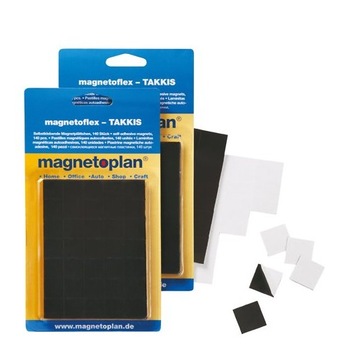 Patratele magnetice Magnetoplan Takkis 20x20x0.75mm, 60 buc/set Patratele magnetice Magnetoplan Takkis 20x20x0.75mm, 60 buc/set