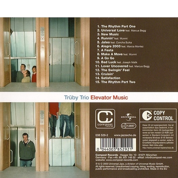 Truby Trio - Elevator Music - CD digipack