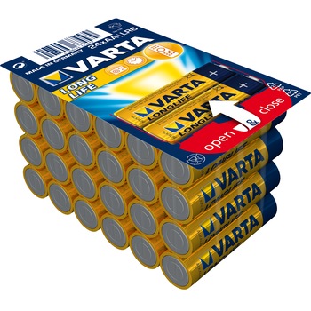 Baterii Alcaline VARTA Longlife Extra AA, cutie 24 buc Baterii Alcaline VARTA Longlife Extra AA, cutie 24 buc