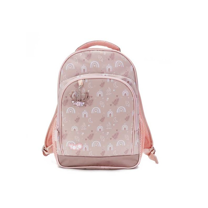 Rucsac YOLO pentru copii, 10L, 38x26x16cm, design Boho, cu suport ergonomic