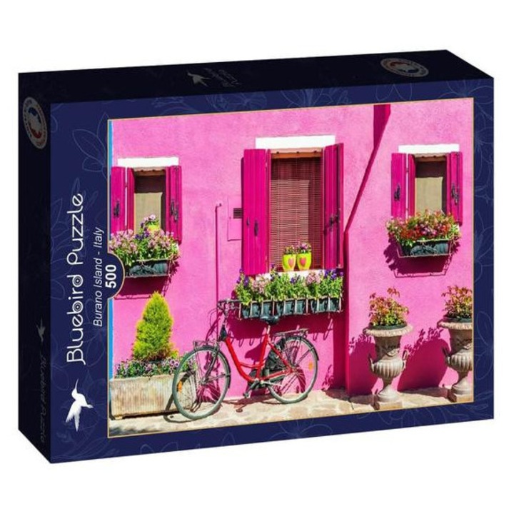Пъзел Bluebird от 500 части - остров Бурано - Италия (91007)