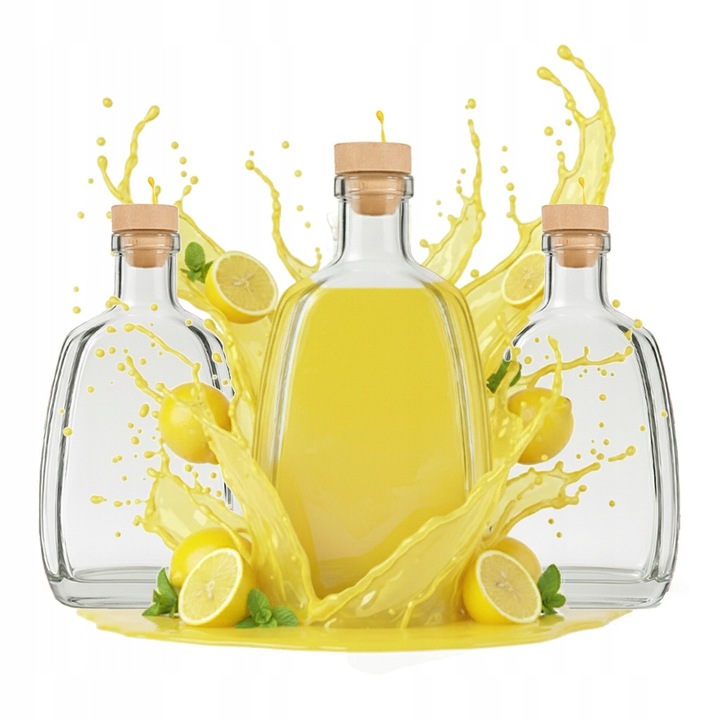 Комплект 50 бутилки Asteria 500ml с естествена тапа, стъкло, прозрачни, 50 бр.