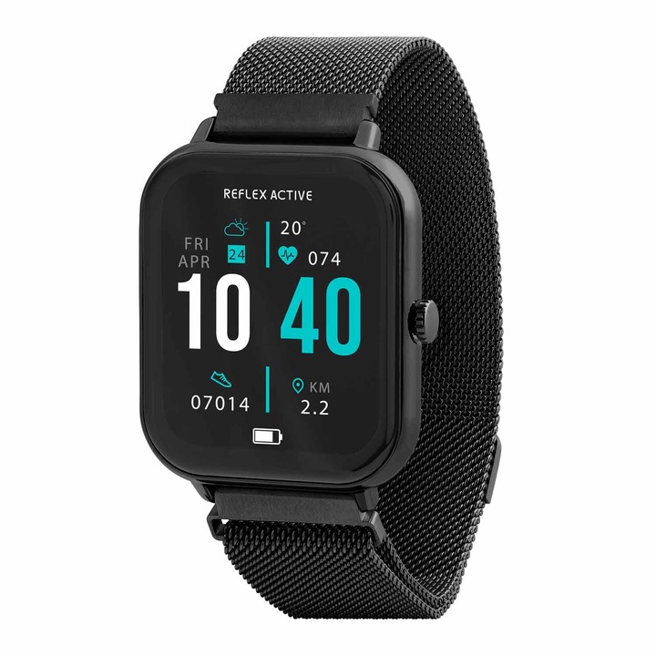Smartwatch Reflex Active, Bluetooth 5.0, 36mm, unisex, rezistent la praf