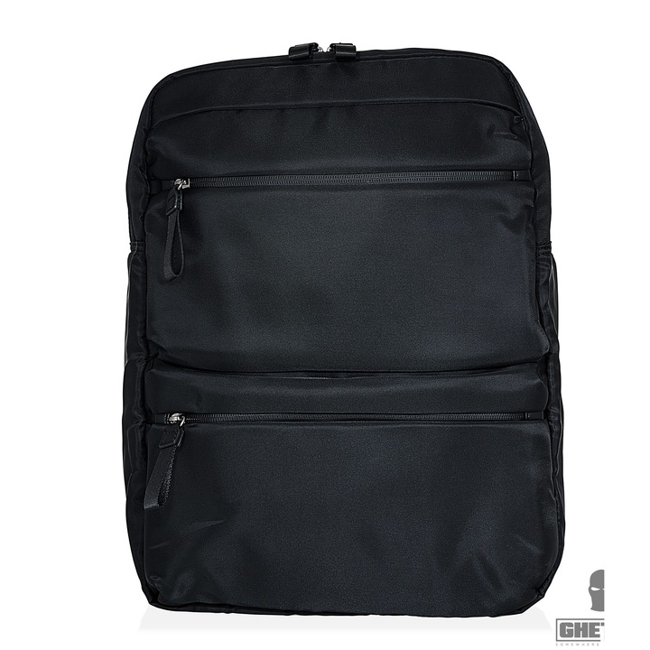 Rucsac laptop, unisex, Ghetto, impermeabil, 20-30 l, negru