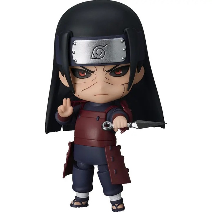 Figurina Nendoroid, Hashirama Senju, Naruto Shippuden, 10cm, 3 fete interschimbabile, PVC