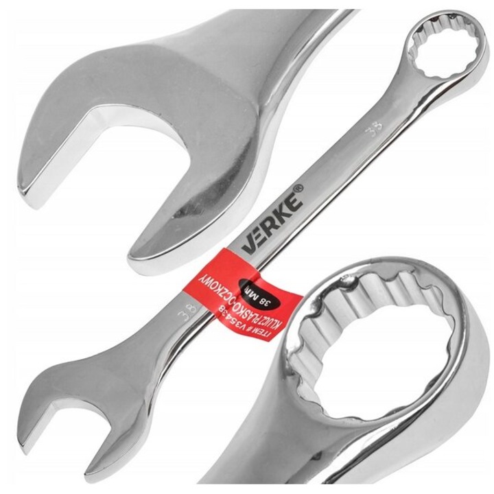 Cheie combinata fixa 38 mm, crom-vanadiu, Verke