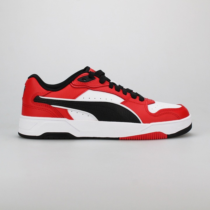 Pantofi sport barbati, Puma, RBD Break Low, retro, rosii, nubuc