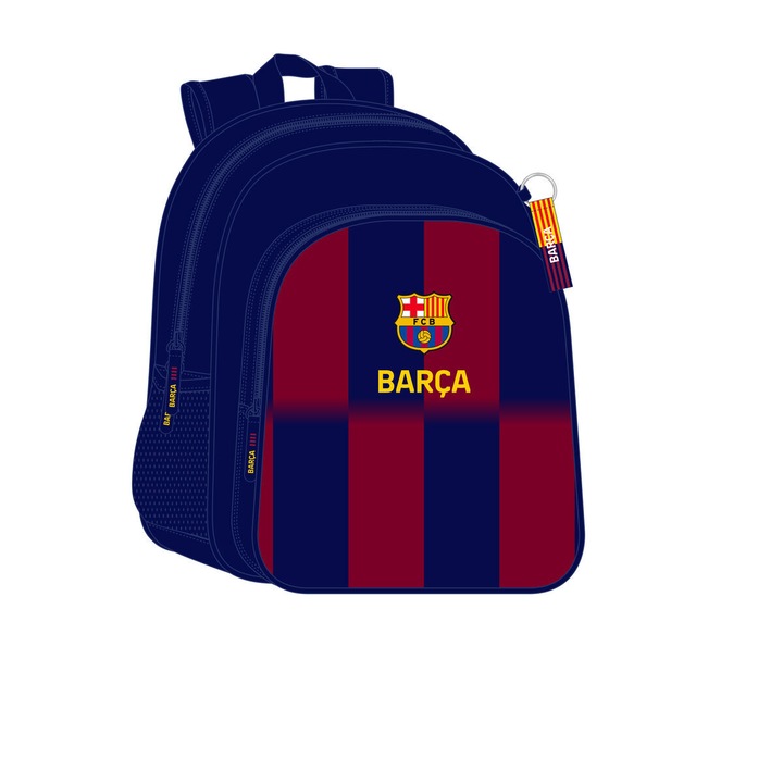 Ghiozdan F.C. Barcelona Albastru Castaniu 32 x 38 x 12 cm
