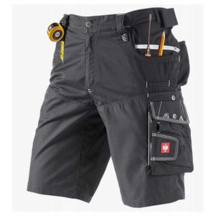 Pantaloni scurti de lucru Engelbert Strauss e.s.motion Summer, model ES 95591, de vara, grafit-gri, marimea 50