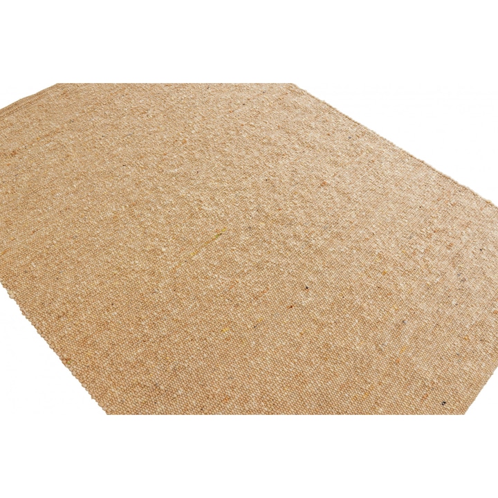 Covor Model Covorexpert Theiss 61, Marime 160 x 230 cm, Crem, Lana, Living, Dormitor, Sufragerie, Birou