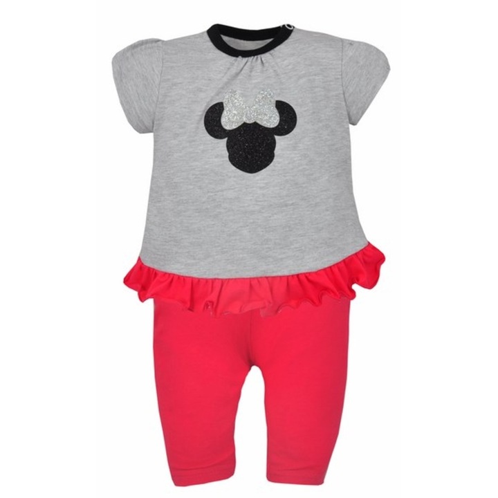 Compleu 2 piese pentru fete Koala Minia 04-899F, Fucsia 68 CM