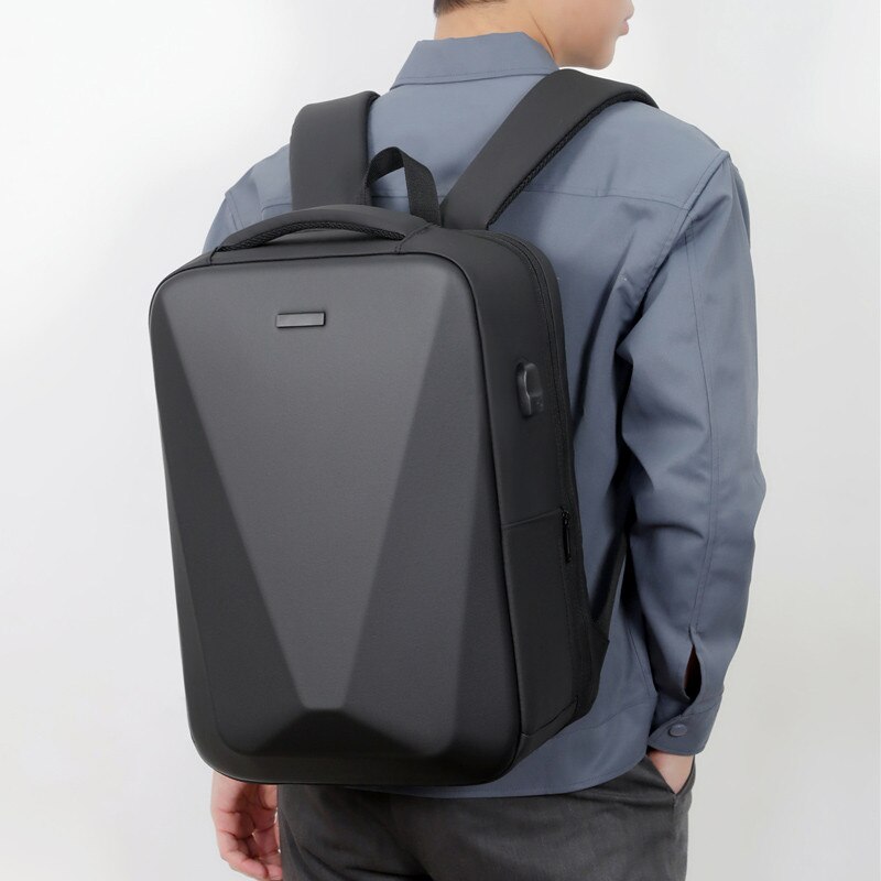 Rucsac Laptop Camaterlot, Antifurt, Port USB, Negru, 31x18x43cm