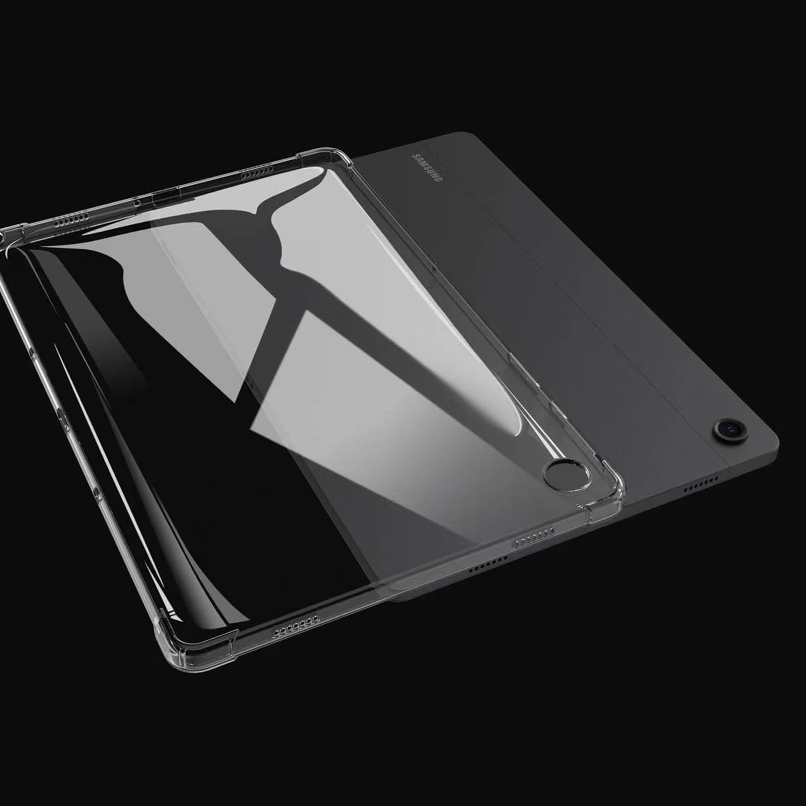 Husa tableta AYSTOAYS®, pentru Samsung Galaxy Tab A9 Plus 11.0" (2023), rezistenta la socuri, Rezistent la uzura, Usor de instalat, Portabil, Transparenta