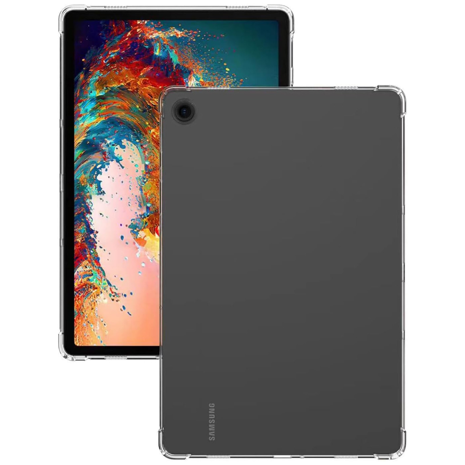 Husa tableta AYSTOAYS®, pentru Samsung Galaxy Tab A9 Plus 11.0" (2023), rezistenta la socuri, Rezistent la uzura, Usor de instalat, Portabil, Transparenta