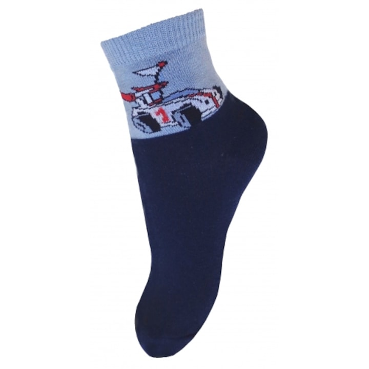 Sosete pentru baieti Milusie B2220B-B7-15-17-cm, Bleumarin 8068