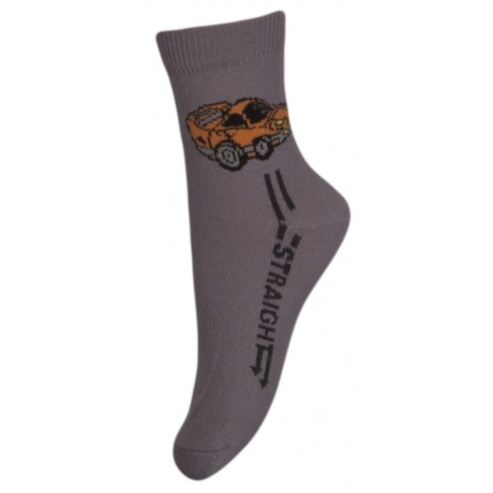 Sosete pentru baieti Milusie B2220B-G8-13-14-cm, Gri 8092