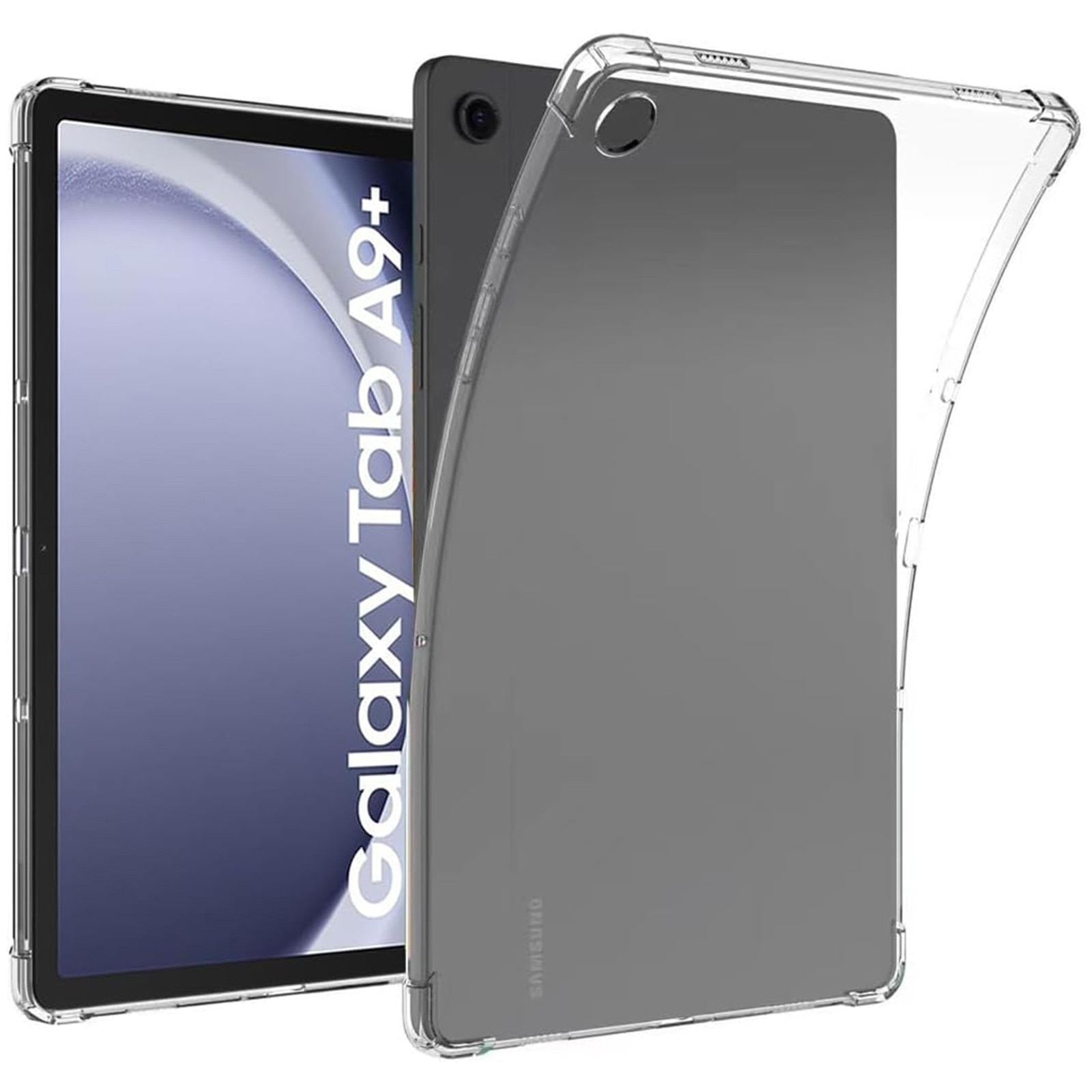 Husa tableta AYSTOAYS®, pentru Samsung Galaxy Tab A9 Plus 11.0" (2023), rezistenta la socuri, Rezistent la uzura, Usor de instalat, Portabil, Transparenta