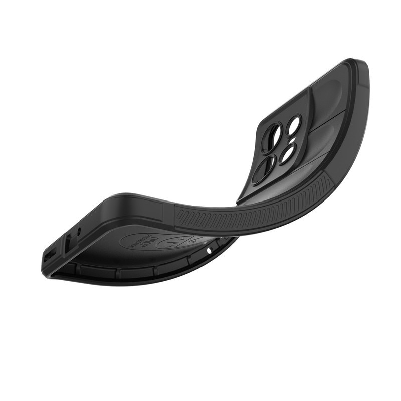 Husa telefon, pentru Motorola Edge 50 Pro 5G, Heavy Duty 3D cu dungi senzoriale Soft Silicone Full Portection Rezistent la socuri, Alb perlat