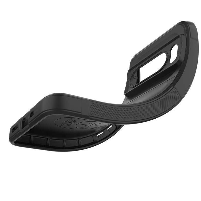 Husa telefon, pentru Google Pixel 8 Pro, Heavy Duty 3D cu dungi senzoriale Soft Silicone Full Portection Rezistent la socuri, Negru intens
