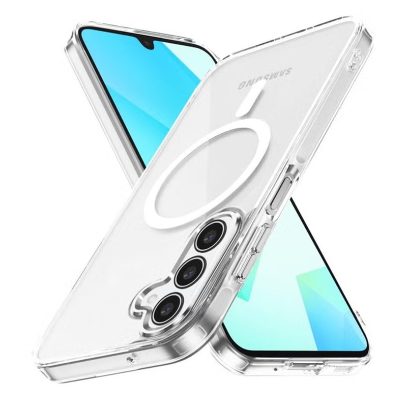 Husa telefon, pentru Samsung Galaxy S25 Anti-ingalbenire si anti-zgarietura, Alb transparent