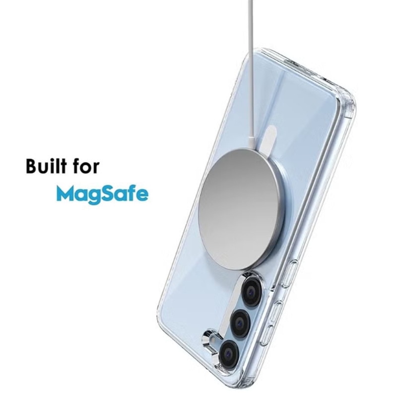 Husa telefon, pentru Samsung Galaxy S23 Plus / S23+ Anti-ingalbenire si anti-zgarietura, Alb transparent