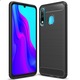 Husa telefon, pentru HUAWEI P30 Lite, De inalta calitate subtire si usoara periata confortabila TPU Soft Feel, Carbon Fiber Negru