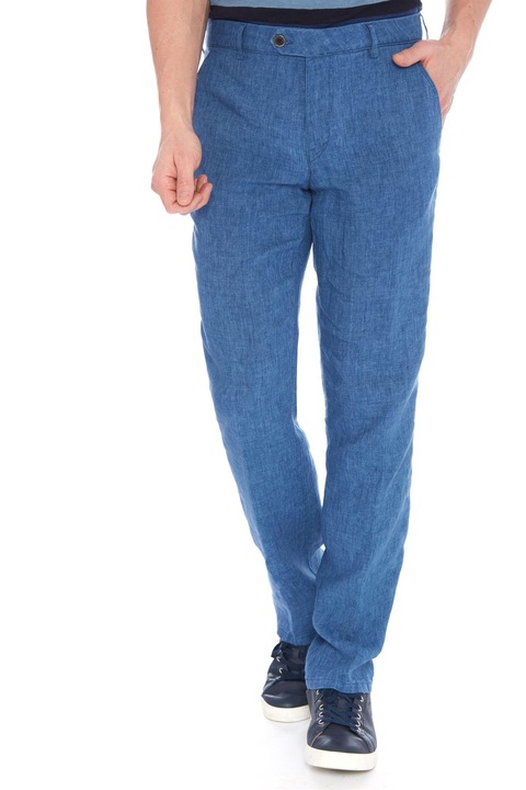Pantaloni barbati W. Wegener Eton 5693 albastru deschis, Albastru