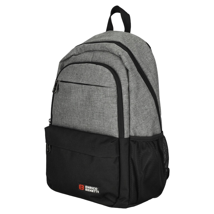 Enrico benetti hamburg notebook backpack 23 l light grey