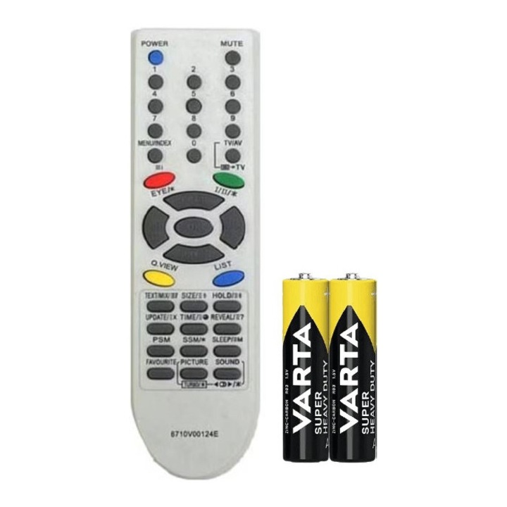 LG GOLDSTAR 6710V00124E evoremote® kompatibilis távirányító, elemek mellékelve
