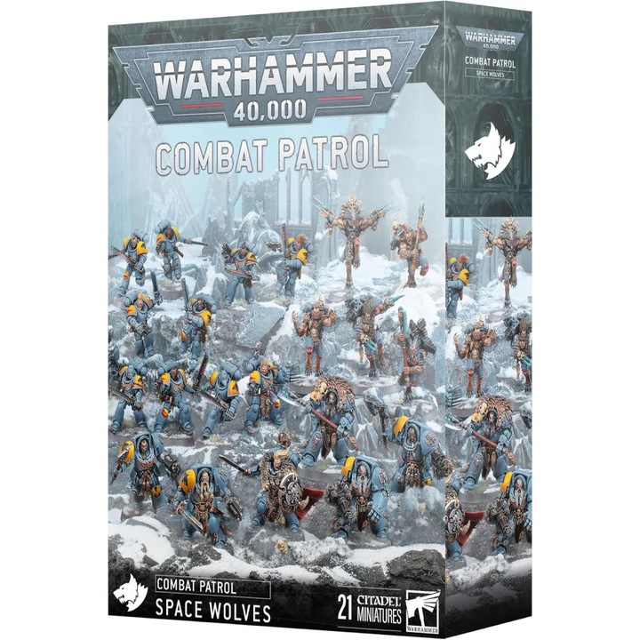 Разширение Games Workshop, Warhammer, Combat Patrol, Space Wolves, Английски, Многоцветен