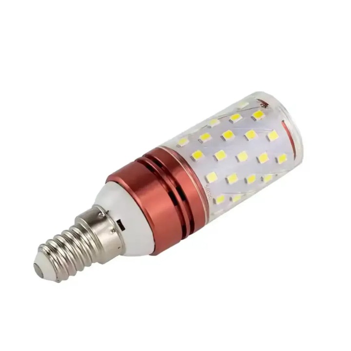 LED крушка E14 12W, 3 цветни температури (3000K/4000K/6000K), превключваща се, без трептене