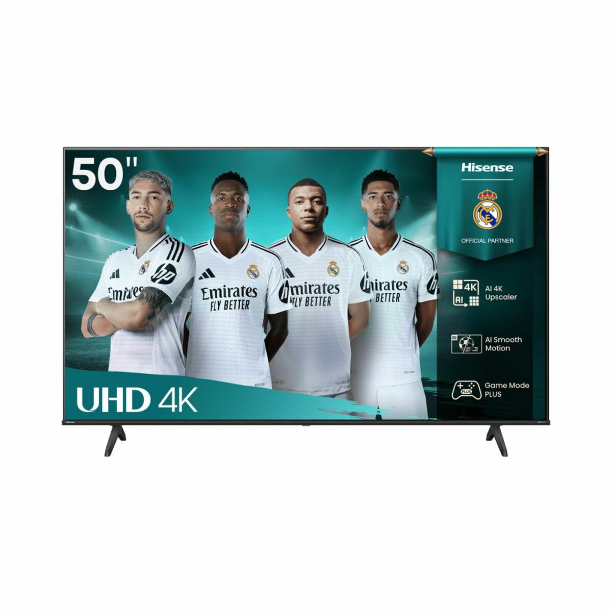 Televizor Smart LED 50" Hisense 50A6Q, 4K Ultra HD, Negru, 20W RMS