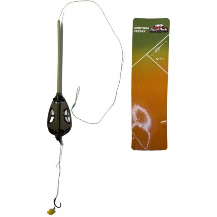 Method feeder szerelék 2. számú, 50 GR-es bottal, 6-os horoggal, Dual Fish