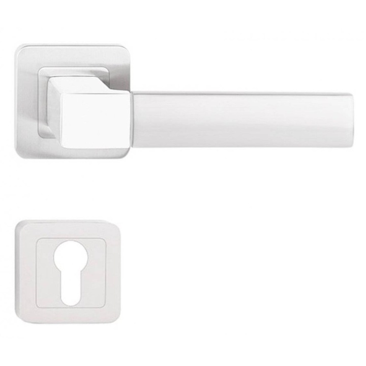 Manere usa α&Ω TREND, crom-nichel, rozeta yala, set 2 buc