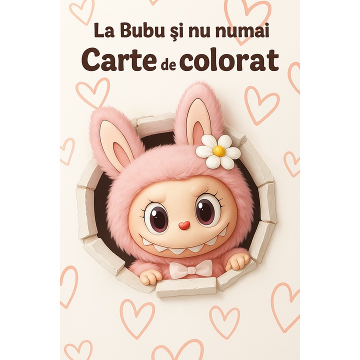 Kifestőkönyv, La Bubu Si Nu Numai, 100 oldal, A4-es formátum, Laminált karton borítók