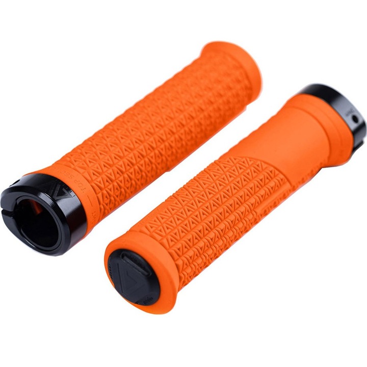 Mansoane bicicletă ACID Icon Pro, diametru 30 mm, lungime 140 mm, portocalii, structură ergonomicã