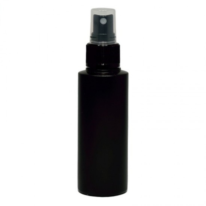 Recipient cosmetic flacon negru spray, 100ml