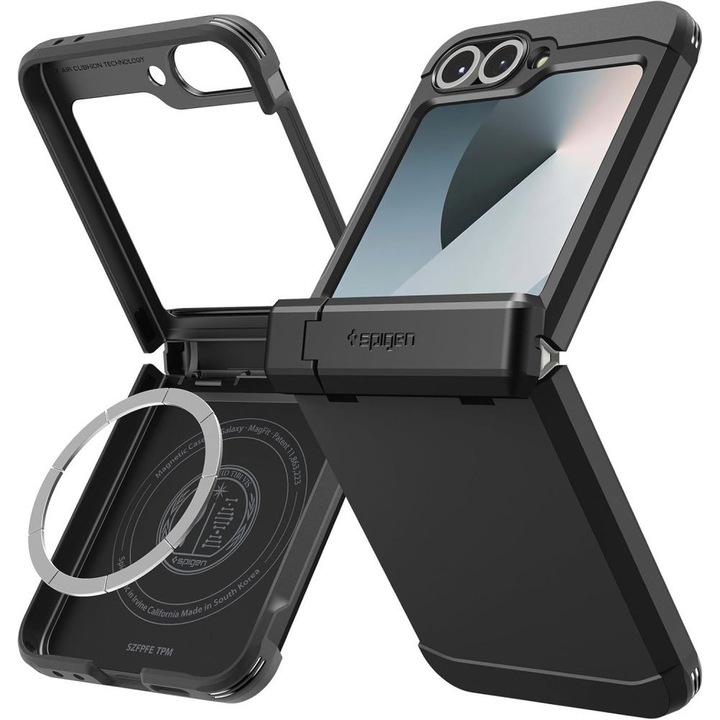Калъф за Samsung Galaxy Z Flip6 / Galaxy Z Flip7 FE, MagSafe, Spigen, Черен