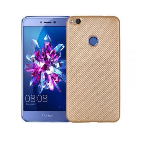 Husa Huawei Y6 II i-Zore Carbon Fiber Auriu