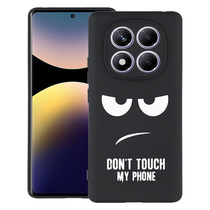 Husă pentru telefon, BestCase, Xiaomi Redmi Note 15 Pro Plus 5G, TPU mat, design Don't Touch My Phone