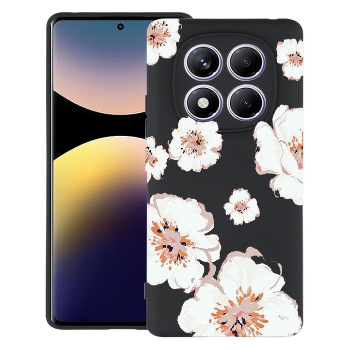 BestCase® Калъф за Xiaomi Redmi Note 15 Pro Plus 5G с дизайн "Пастелни цветове - Цветя", Ултра тънък матов TPU, 2082905 B 499