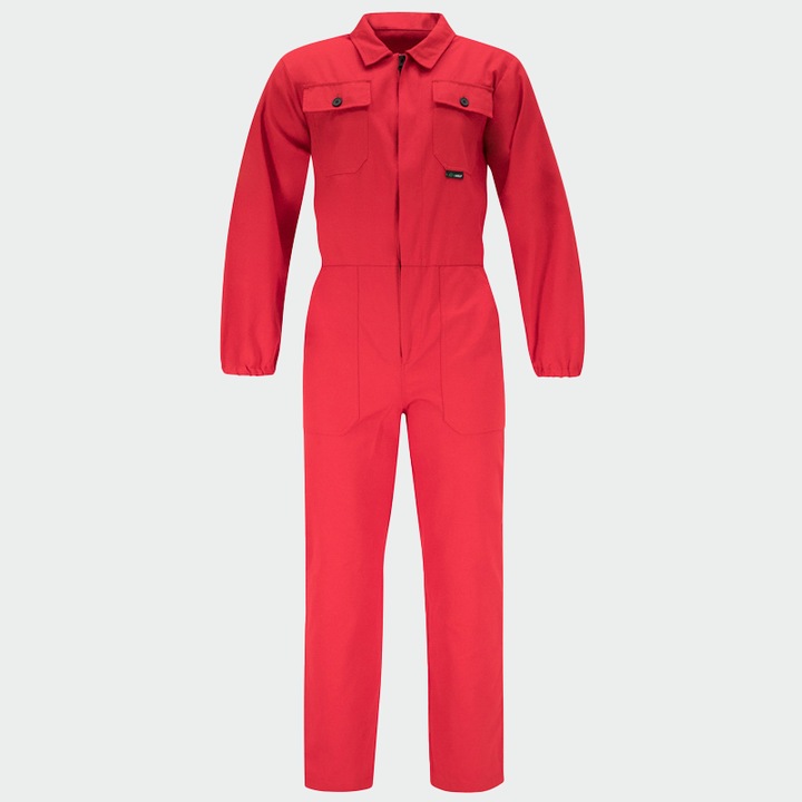 Летен работен цял гащеризон ANAX Overall, цвят Червен, размер L