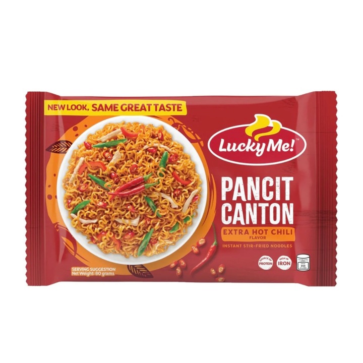 Lucky Me Taitei instant cu aroma de chili iute