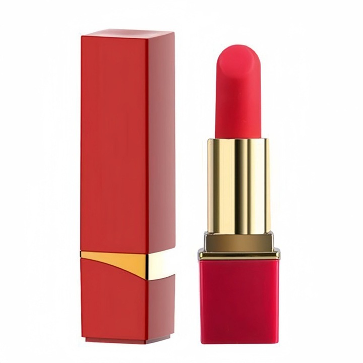 AYSTOAYS® Vibrátor, 10 Rezgésmód, Csendes, Korlátlan Élvezet Zuhanyzás Közben, Vízálló, 93mm, Piros