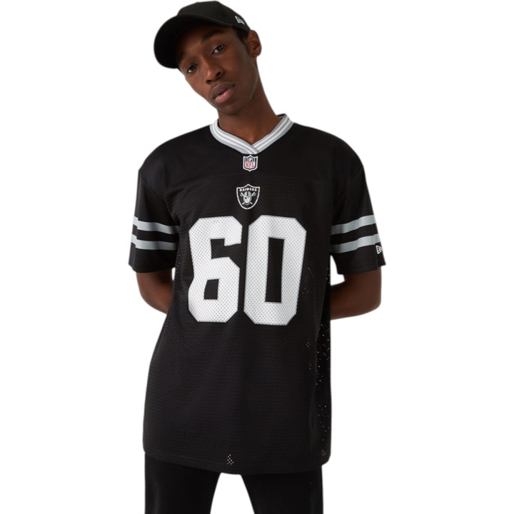 Tricou New Era NFL Mesh LA Raiders 48579, Negru