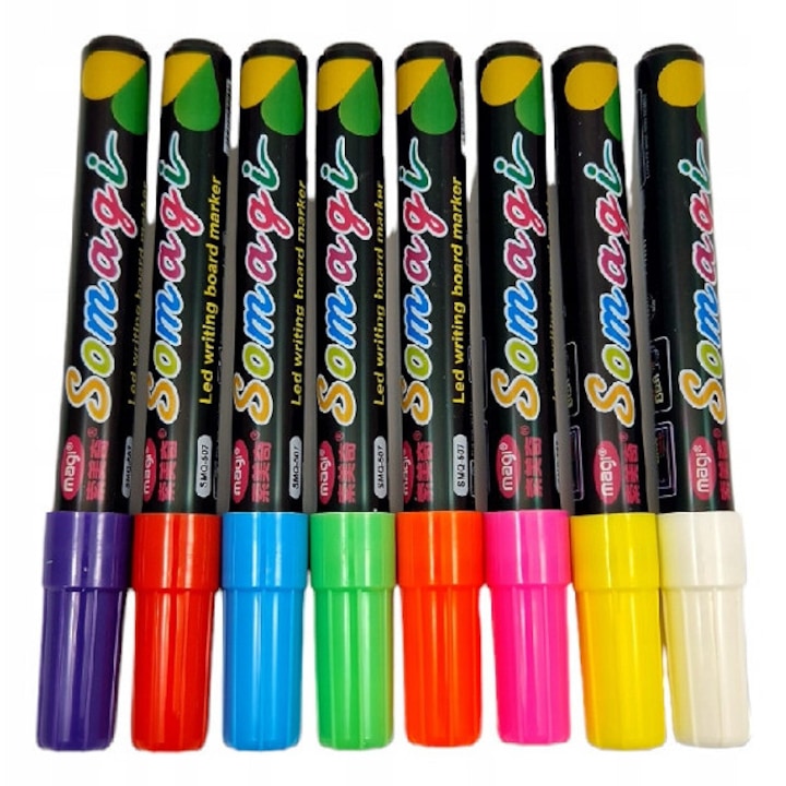 8 db-os színes filctoll készlet, peewit, többszínű