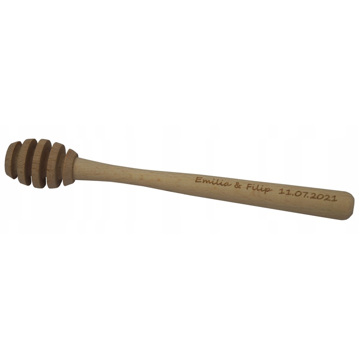 Fakanál mézhez, mézes edény, 18 cm + GRAVÍROZÁS