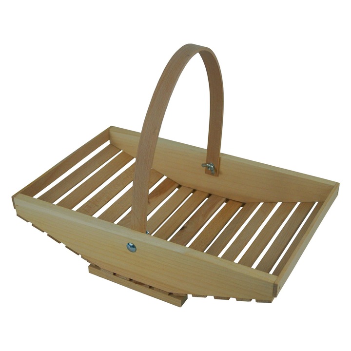 Cos din lemn, peewit, 44x28x34cm, ecologic, pentru decorare