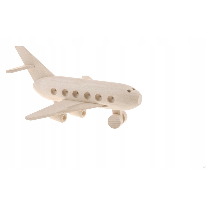 Fa játék repülőgép, Peewit, Boeing, 26x24x13.5cm, dekoráció